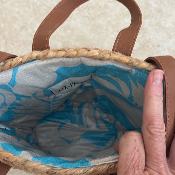 Beachly XIX PALMS Straw Tote Bag - Tan main image 4